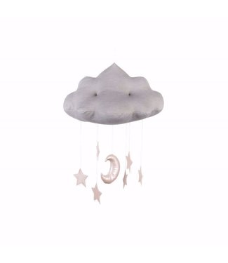 Cotton & Sweets Cotton & Sweets - Cloud mobile Grey Pink stars