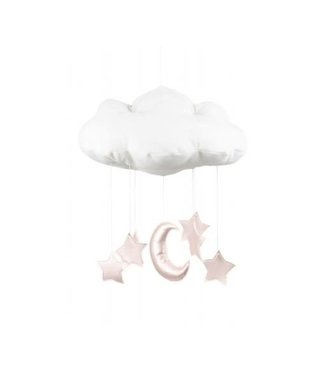 Cotton & Sweets Cotton & Sweets - Cloud mobile White Pink stars