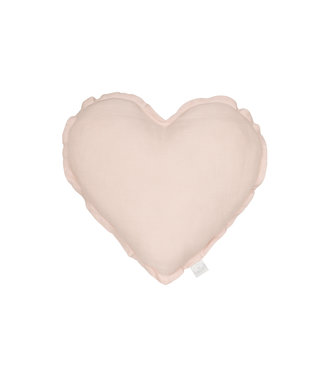 Cotton & Sweets Cotton & Sweets - Heart pillow - Powder pink