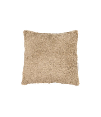 Cotton & Sweets Cotton & Sweets - Sheepskin quare pillow - Chocolate