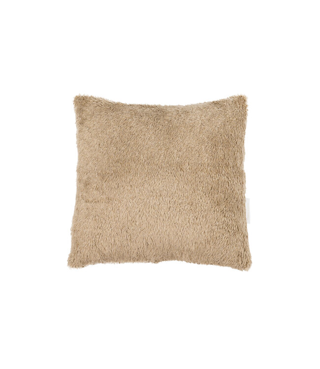 Cotton & Sweets Cotton & Sweets - Sheepskin quare pillow - Chocolate