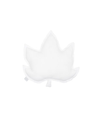 Cotton & Sweets Cotton & Sweets - Maple leaf pillow - White