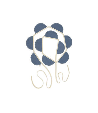 Cotton & Sweets Cotton & Sweets - Party garland PN Denim,Gold Ribbon