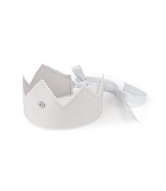 Cotton & Sweets Cotton & Sweets - Crown PN Rose Light grey, Silver Ribbon