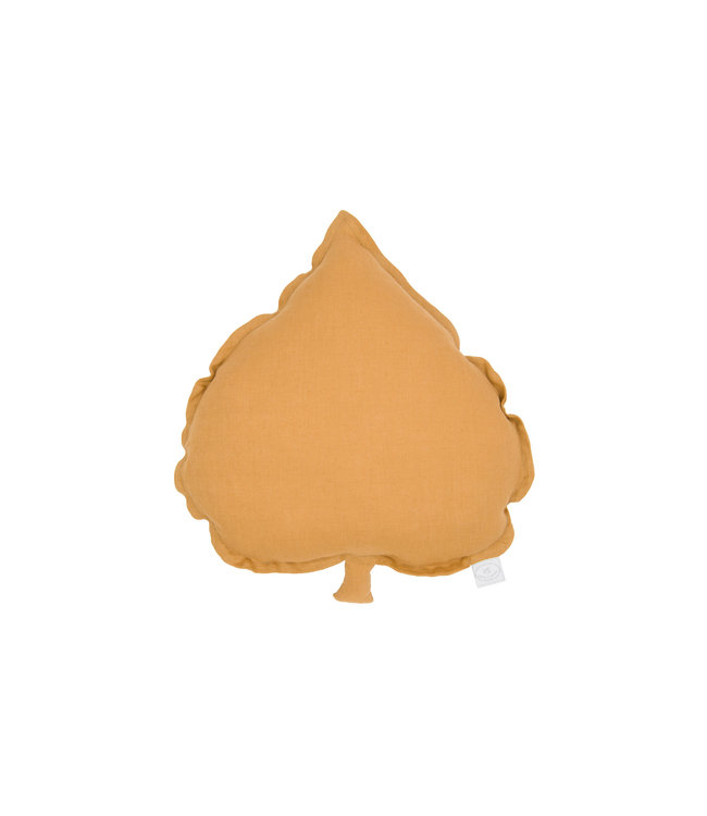 Cotton & Sweets Cotton & Sweets - Linden leaf pillow - Caramel