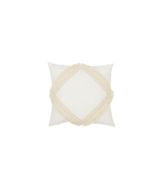 Cotton & Sweets Cotton & Sweets - Square lace pillow Vanilla