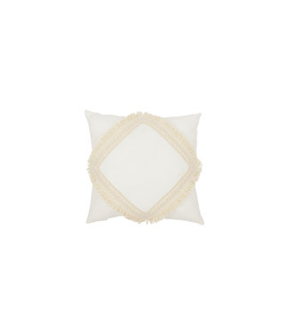 Cotton & Sweets Cotton & Sweets - Square lace pillow - Vanilla
