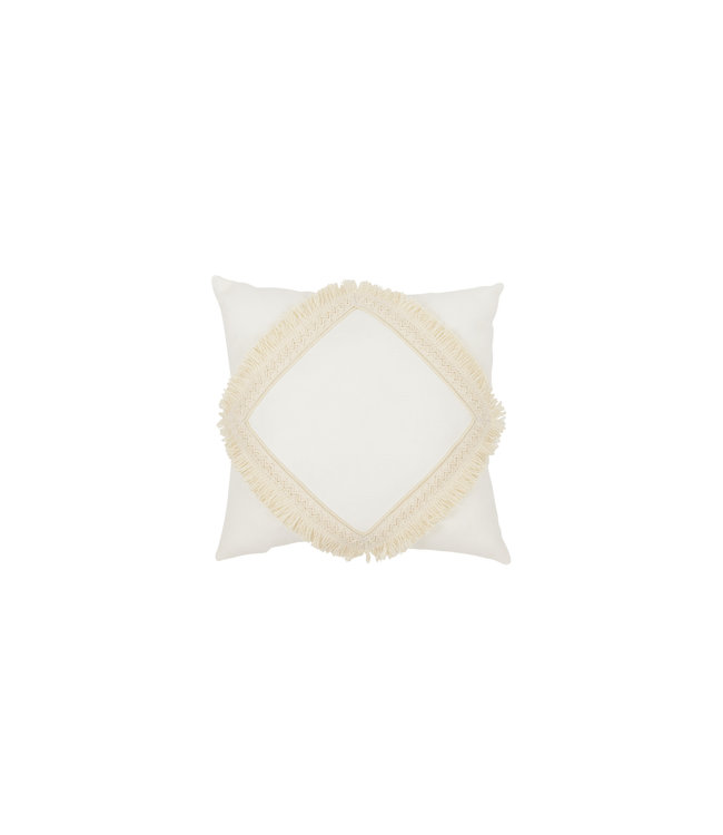 Cotton & Sweets Cotton & Sweets - Square lace pillow - Vanilla