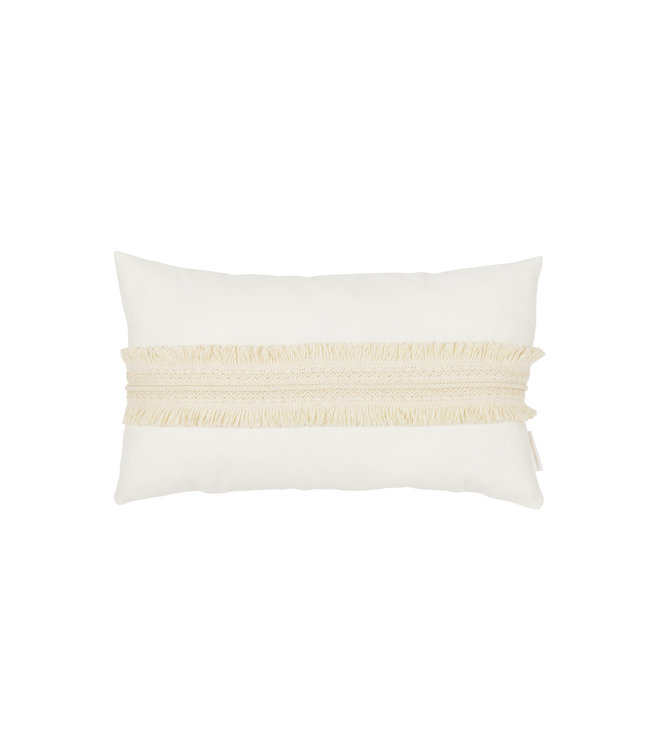 Cotton & Sweets Cotton & Sweets - Rectangular lace pillow - Vanilla