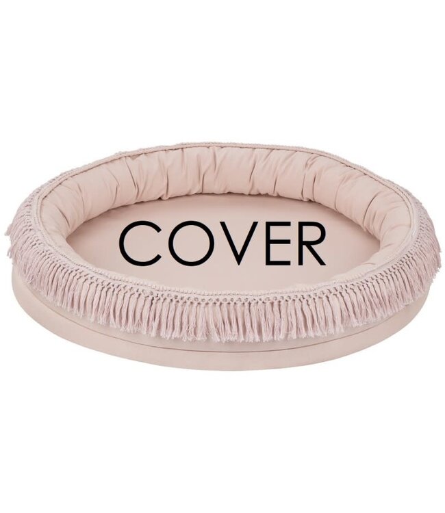 Cotton & Sweets Cotton & Sweet - Boho Junior nest COVER - Powder pink