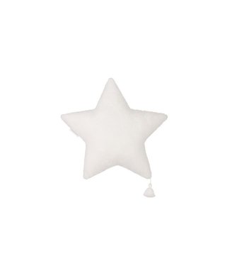 Cotton & Sweets Cotton & Sweets - MINI Sheepskin star pillow Vanilla