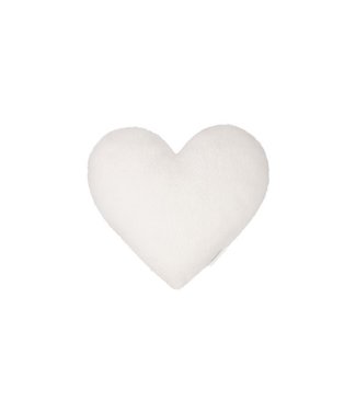 Cotton & Sweets Cotton & Sweets - MINI Sheepskin heart pillow - Vanilla