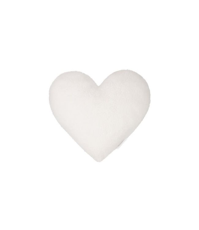 Cotton & Sweets Cotton & Sweets - MINI Sheepskin heart pillow - Vanilla