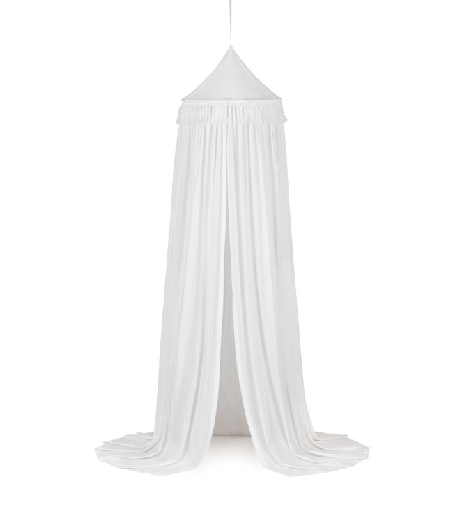 Cotton & Sweets Cotton & Sweets - Boho Canopy Fringe - White