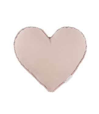 Cotton & Sweets Cotton & Sweets - Bubble heart pillow Powder pink