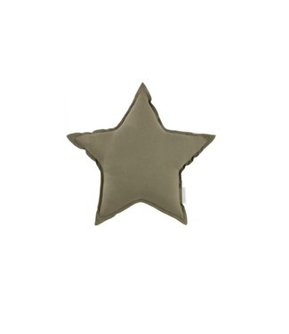 Cotton & Sweets Cotton & Sweets - MINI Star pillow Pure Nature Olive