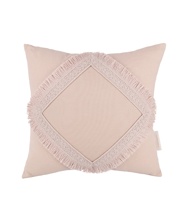Cotton & Sweets Cotton & Sweets - Square lace pillow - Powder pink