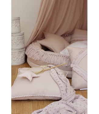 Cotton & Sweets Cotton & Sweets - Bubble square pillow Powder pink