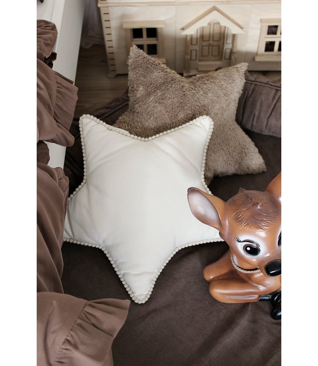 Cotton & Sweets Cotton & Sweets - Bubble star pillow - Vanilla