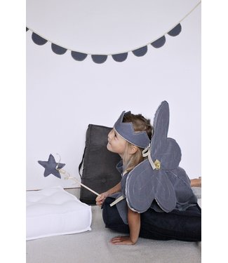 Cotton & Sweets Cotton & Sweets - Fairy wings PN Denim, Gold Ribbon