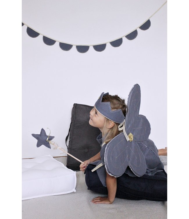 Cotton & Sweets Cotton & Sweets - Fairy wings Gold - Denim