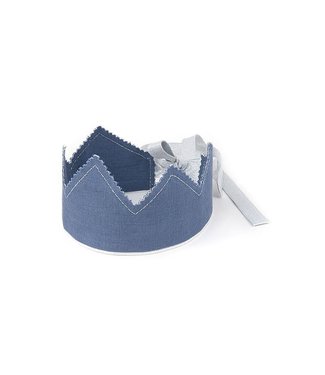 Cotton & Sweets Cotton & Sweets - Party Crown  Silver - Denim