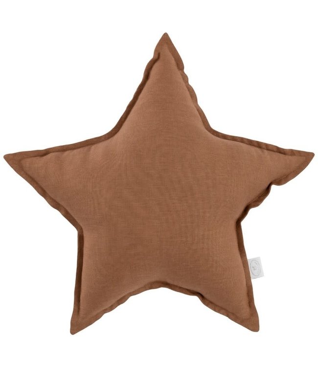 Cotton & Sweets Cotton & Sweets - Star pillow - Chocolate