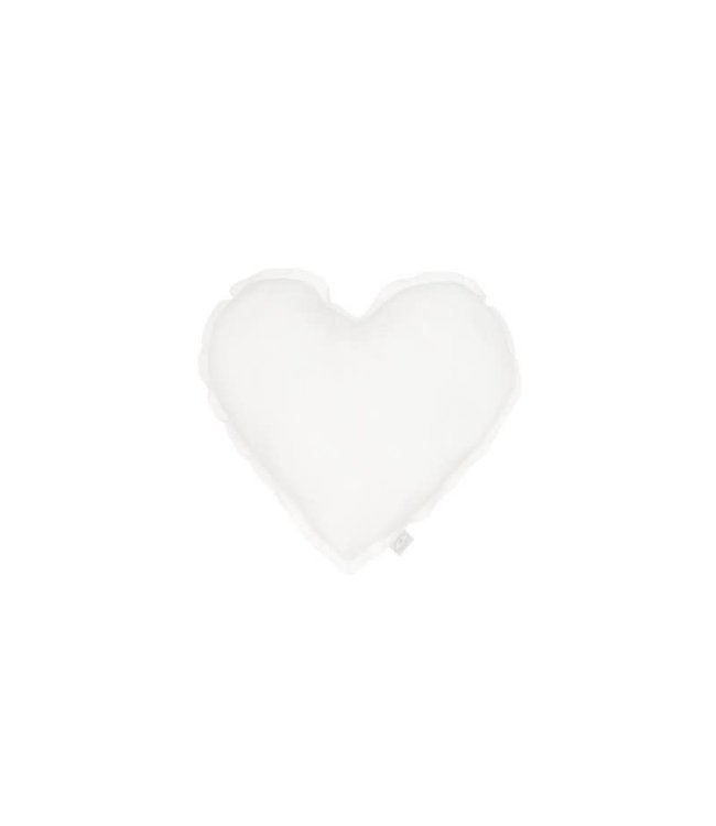 Cotton & Sweets Cotton & Sweets - MINI Heart pillow - White