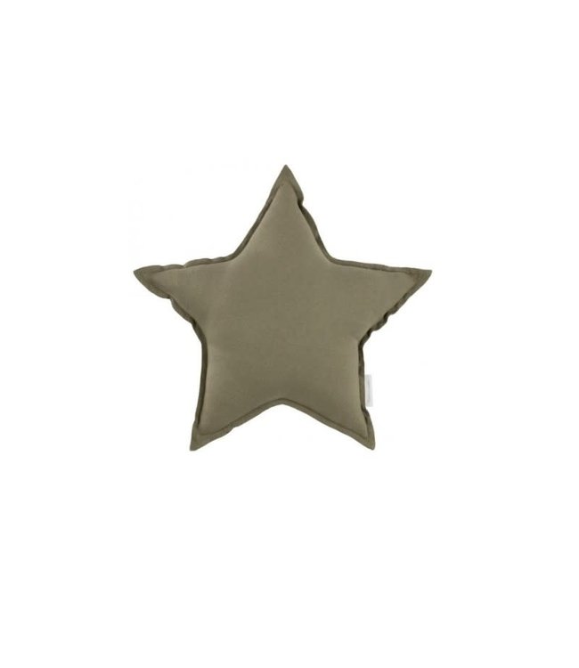 Cotton & Sweets Cotton & Sweets - MINI Star pillow - Olive