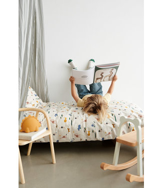 Liewood Liewood - Carmen baby bedding print 1111 Safari sandy mix