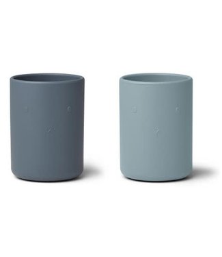 Liewood Liewood - Ethan Cup 2 Pack - Blue Mix