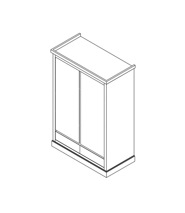 Theophile & Patachou Theophile & Patachou - Kast 2 deuren Design Wit