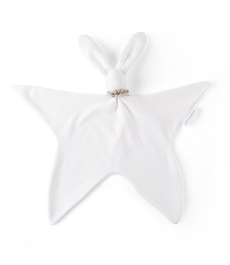 Theophile & Patachou Theophile & Patachou - Knuffeldoekje - fluweel Wit/Camel Safari