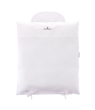 Theophile & Patachou Theophile & Patachou - Donsovertrek kinderwagen 80x80cm + sloop Wit