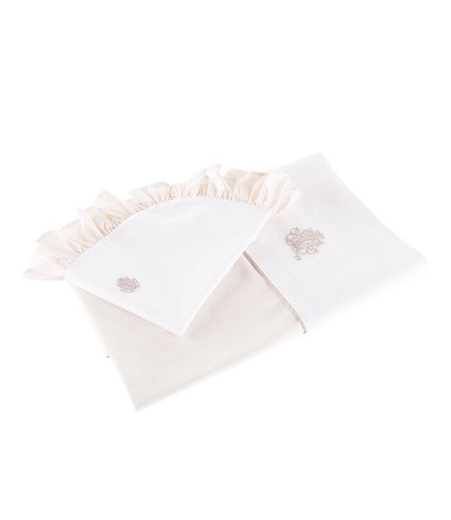 Theophile & Patachou Theophile & Patachou - Donsovertrek wieg 80x80cm + sloop Zand