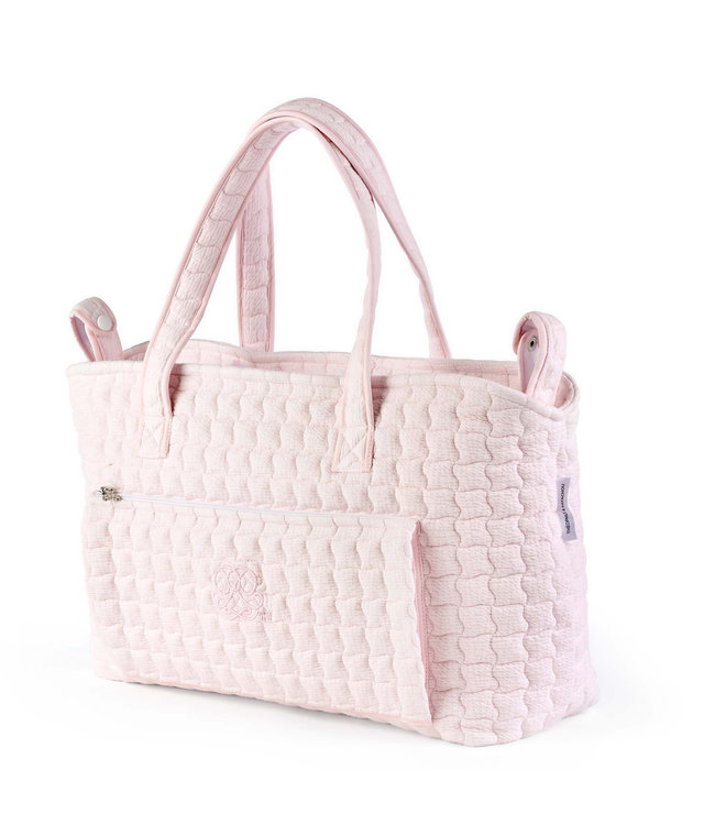 Theophile & Patachou Theophile & Patachou - Verzorgingstas + waskussen - Gewatteerd Roze