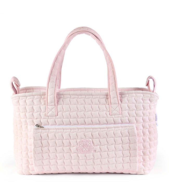 Theophile & Patachou Theophile & Patachou - Verzorgingstas + waskussen - Gewatteerd Roze