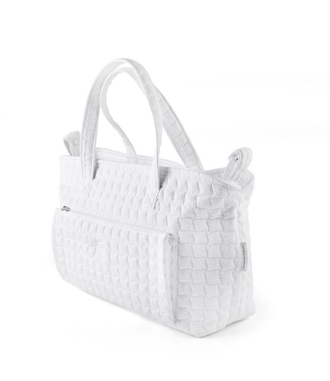 Theophile & Patachou Theophile & Patachou - Verzorgingstas + waskussen - Gewatteerd Wit