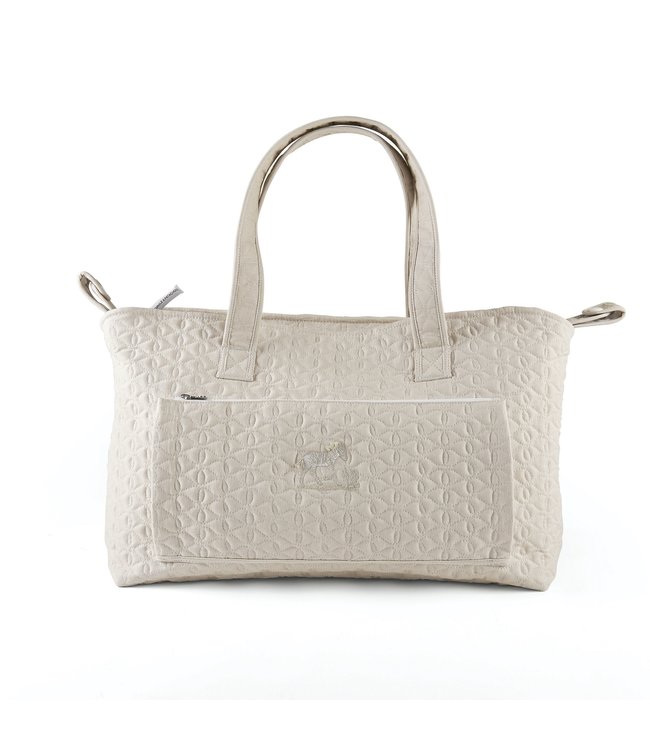 Theophile & Patachou Theophile & Patachou - Verzorgingstas + waskussen - Gewatteerd Camel Safari