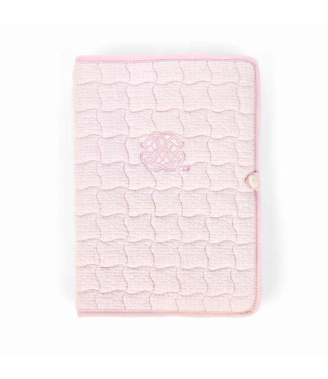 Theophile & Patachou Theophile & Patachou - Hoes geboorteboekje - Gewatteerd Roze