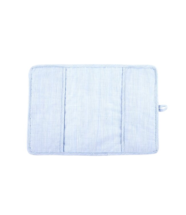 Theophile & Patachou Theophile & Patachou - Hoes geboorteboekje - Gewatteerd Lichtblauw