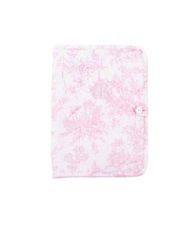 Theophile & Patachou Theophile & Patachou - Hoes geboorteboekje - Gewatteerd Roze geprint