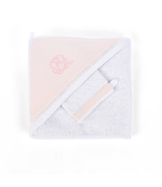 Theophile & Patachou Theophile & Patachou - Kaphanddoek + washandje Roze
