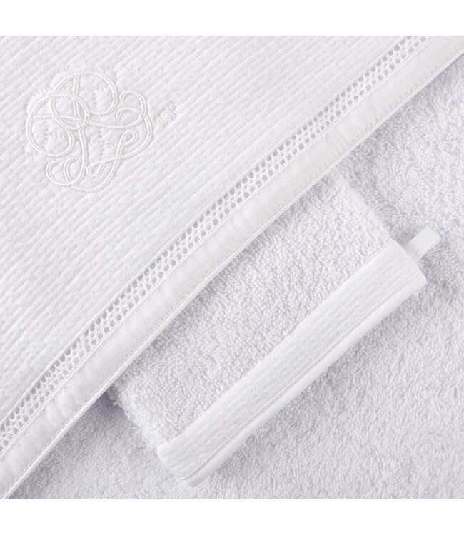 Theophile & Patachou Theophile & Patachou - Kaphanddoek + washandje Wit