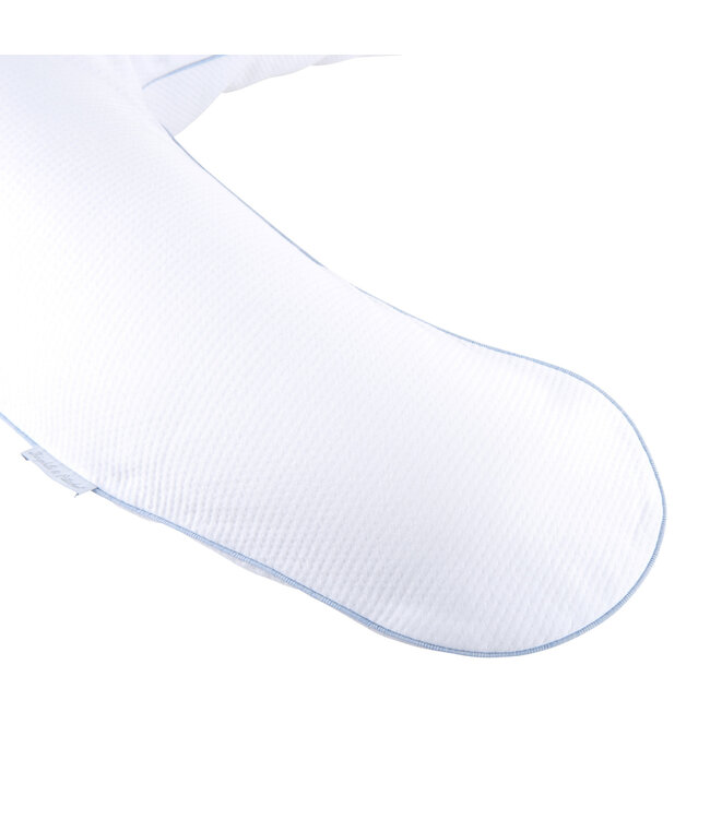 Theophile & Patachou Theophile & Patachou - Zwangerschapskussen - Gewafeld Wit/lichtblauw