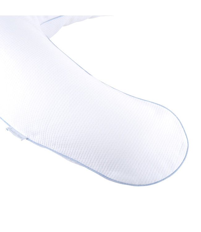 Theophile & Patachou Theophile & Patachou - Zwangerschapskussen - Gewafeld Wit/lichtblauw