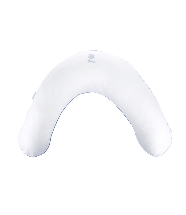 Theophile & Patachou Theophile & Patachou - Zwangerschapskussen - Gewafeld Wit/lichtblauw