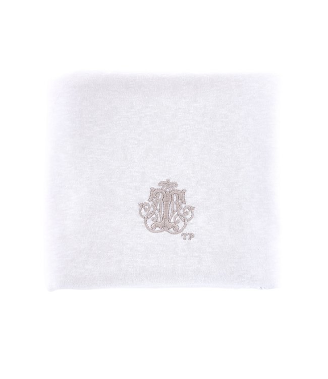 Theophile & Patachou Theophile & Patachou - Doopdeken 100x135cm - Jersey Wit