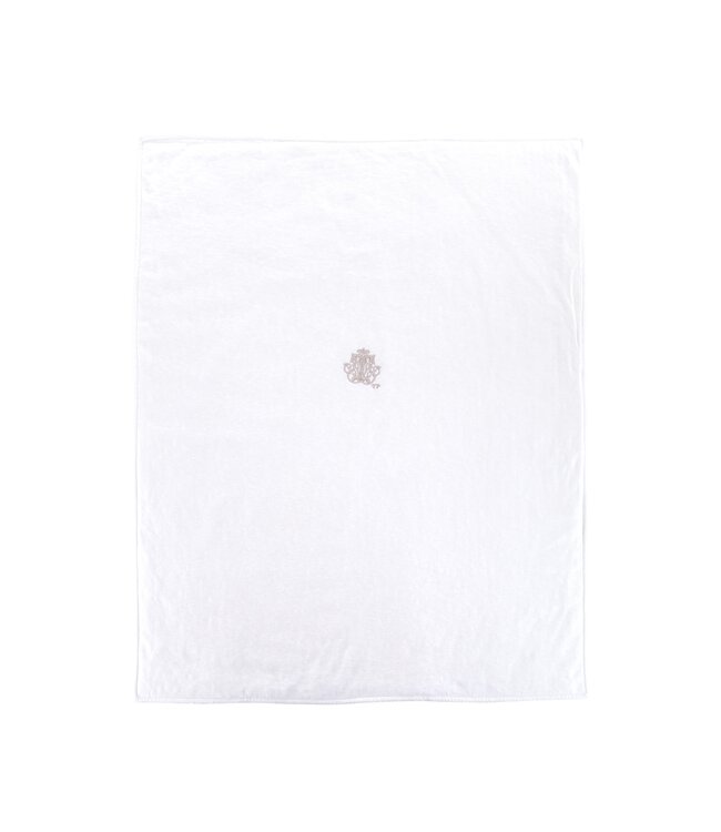 Theophile & Patachou Theophile & Patachou - Doopdeken 100x135cm - Jersey Wit