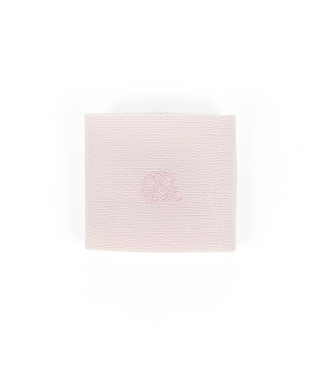 Theophile & Patachou Theophile & Patachou - Doopdeken 65x80cm - Gewafeld Roze